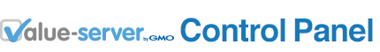 value-SERVER.COM �R���g���[���p�l��